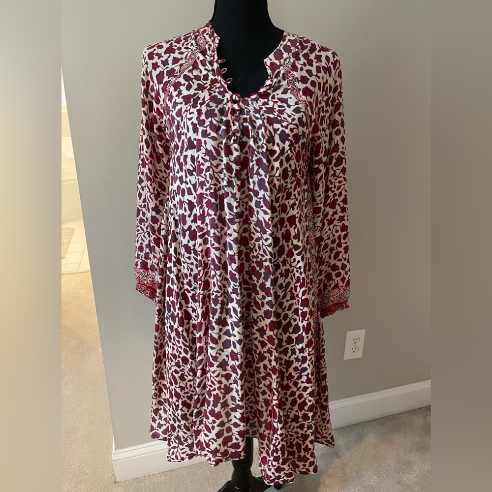 Natalie Martin fiore shirt dress. Size xs. Never worn. 100% silk.